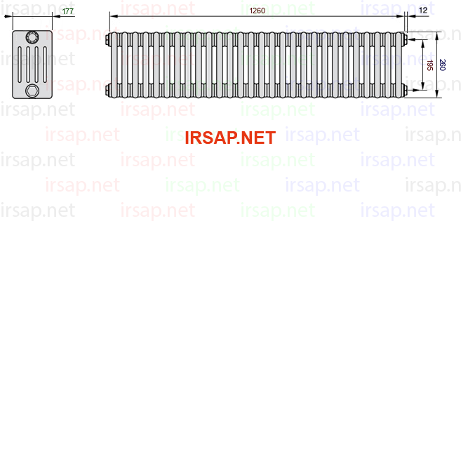 Радиатор IRSAP Tesi 50260/28 T02 CL 01